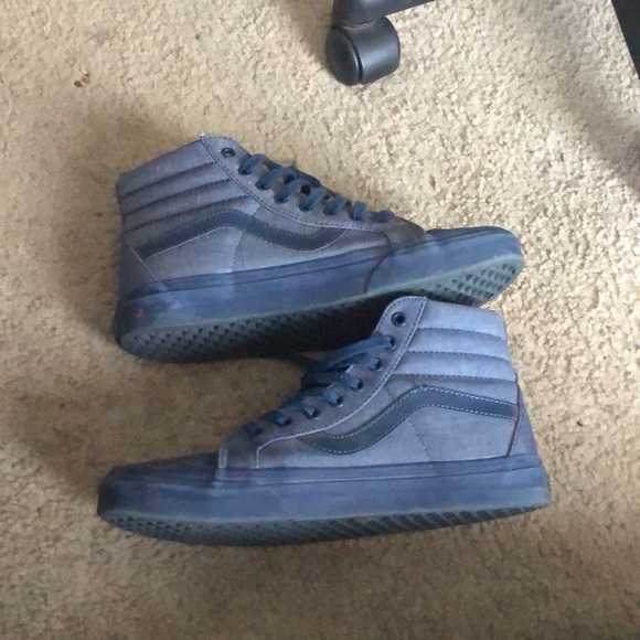 Navy blue high top vans - Picture 3 of 3